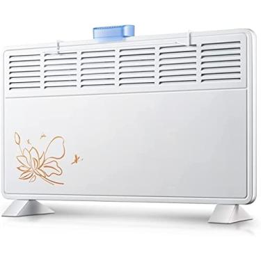Imagem de KRASS Aquecedor de espaço de painel de convecção, aquecedor de espaço, aquecedor elétrico de convector 800-1000W, independente/montado na parede, silencioso, proteção contra superaquecimento, para garagem de escritório em casa, 750 mm, colecionador 88