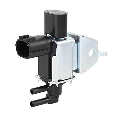 Imagem de X AUTOHAUX Válvula solenoide a vácuo de controle de corredor coletor de admissão preto prateado para Nissan Altima 14955-8J10014955-8J10A P1800 K5T46673