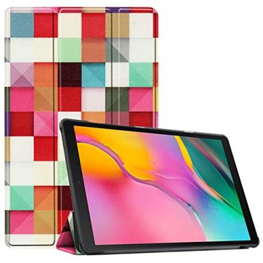 Imagem de Huawei MatePad Pro 11 polegadas Smart PU Capa de couro com hibernar/despertar automática compatível com Huawei MatePad 11" 10.4" 10.1" 8" MatePadPro 12.6" 10.8" Mediapad T3 T5 M6 M5 (Mate Pad T10/T10s 25.5. 7 cm, pintura 2)