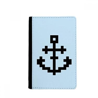 Imagem de Carteira Summer Sail Sailors Ship Pixel Passport Holder Notecase Burse Capa Carteira Cartão, Multicolor