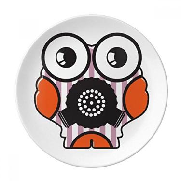 Imagem de Prato de alienígena adorável monstro alienígena decorativo de porcelana salver louças para jantar