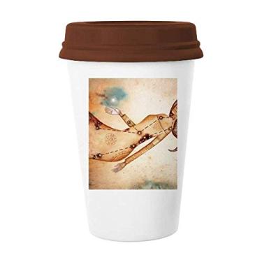 Imagem de Setembro, Agosto, Virgem, Constelação, Zodíaco, Caneca de Café, Copo de Cerâmica