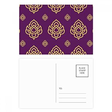 Imagem de Kingdom Golden Purple Art Illustration Postal Set Birthday Mailing Cartão de felicitações