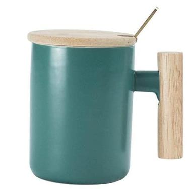 Imagem de PAYNAN Caneca criativa de cerâmica para escritório, xícara de chá, café da manhã, utensílios de cozinha
