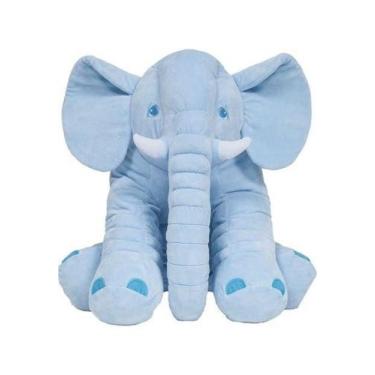Imagem de Almofada Elefante Gigante Azul Buba Toys