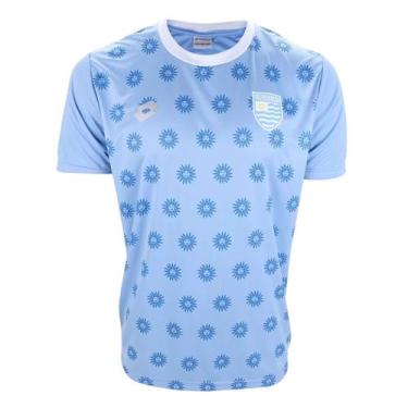 Imagem de Camiseta Lotto Uruguai Masculino - Azul