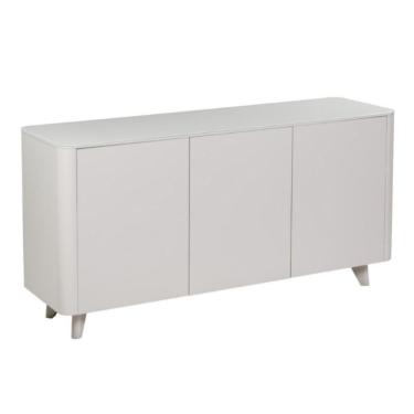 Imagem de Buffet Luxemburgo Univ 150 Cm Tampo De Madeira Com Off White Acetinado