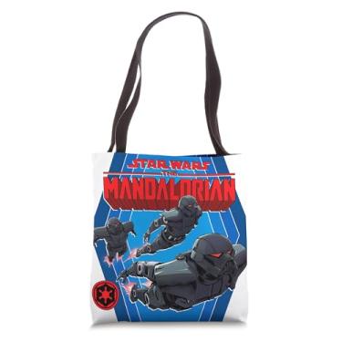 Imagem de Star Wars The Mandalorian Soaring Dark Troopers Comic Book Tote Bag