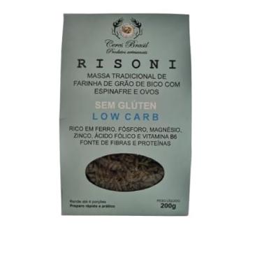 Imagem de Kit 6X: Macarrão Risoni de Grão de Bico e Espinafre Sem Glúten Ceres 200g