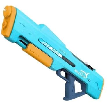 Imagem de Arminha de Água Elétrica Water Gun 1000ml Lança Água Arma de Jato de Água até 40 Disparos de Água - BELLA NET