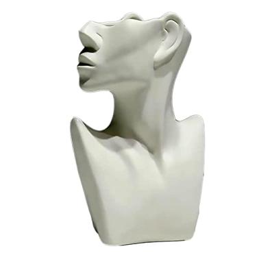 Imagem de Grainrain Moldes masculinos de silicone para vaso de concreto molde grande resina epóxi gesso cimento argila resina artesanato decoração de casa (CK002)