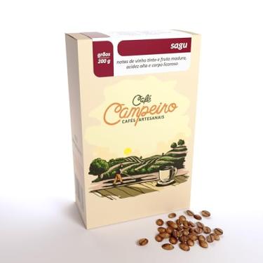 Imagem de Café Campeiro Sagu - Café Especial em Grãos, 100% Arábica, Torra Média Artesanal, 200g