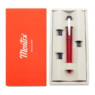 Imagem de Caneta Tinteiro Montex Bouncy Vermelha Pena Média