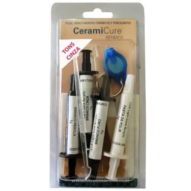 Imagem de Kit Reparos Pisos Cerâmicos e Porcelanato CeramiCure