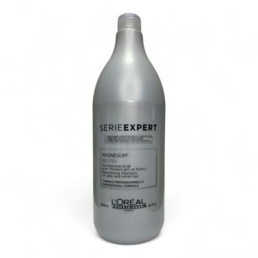 Imagem de Shampoo L'oreal Silver 1500 Ml Shampoo Matizador Para Cabelos Loiros E