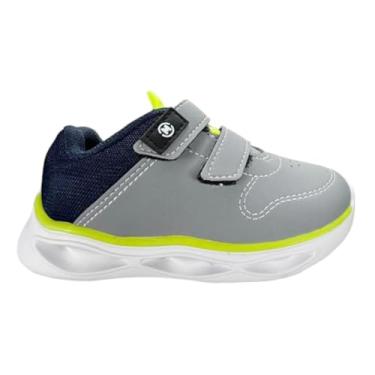 Imagem de Molekinho, Tênis Menino Molekinho Com Pisca Floater Rustico 2620116 Cor:Cinza;Tamanho:19;Genero:Meninos