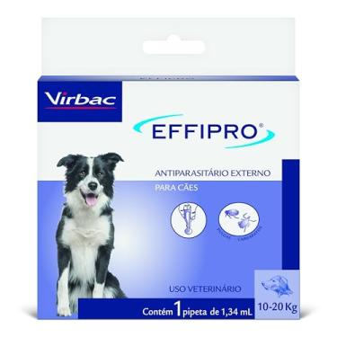 Imagem de Virbac Effipro Antipulgas e Carrapatos para Cães de 10 kg a 20 kg com 1 Pipeta
