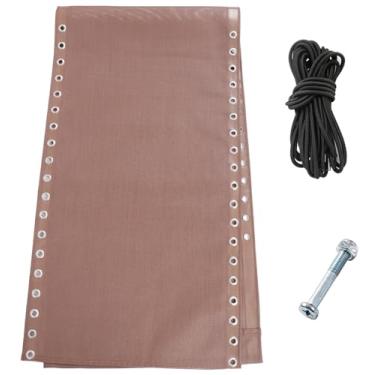 Imagem de Tecido de substituição de cadeira de gravidade zero de 43 cm, 48 cm, 53 cm de largura, pano de reparo com 4 parafusos de substituição para cadeira de gravidade, acessórios de cadeira de gravidade zero