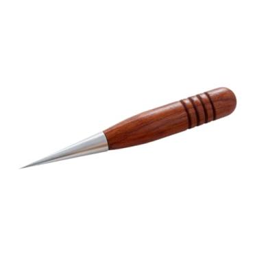 Imagem de Gralara Agulha de café DIY Ferramenta de decoração Leve Latte Pull Flower Needle Coffee Decorating Art Pen com cabo de madeira