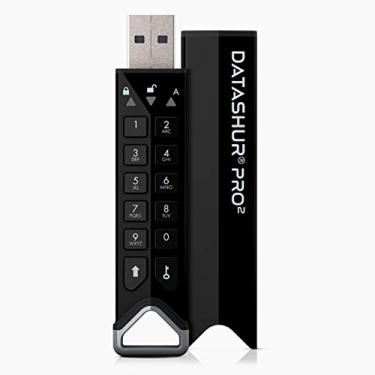 Imagem de iStorage datAshur PRO2 512 GB | Flash Drive seguro | Certificado FIPS 140-2 Nível 3 | Proteção por senha | Resistente a poeira/água