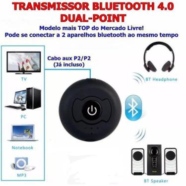 Imagem de Transmissor de Áudio Bluetooth para até DOIS dispositivos bluetooth (f