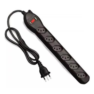 Imagem de Filtro de Linha 6 Tomadas Preto QFL6 QUALITRONIX - QUALITRONIX TECNOLO