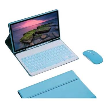 Imagem de Teclado Retroiluminado & Mouse E Capa Para iPad Pro12.9pol (Ice Blue)
