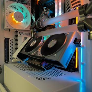 Imagem de Suporte Placa De Vídeo Gpu Vertical Inclinado Gabinete