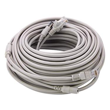 Imagem de NOENNULL 5M 10M 15M 20M RJ45 DC Ethernet CCTV Cabo para Câmeras IP NVR 10Mbps100Mbps (20m)