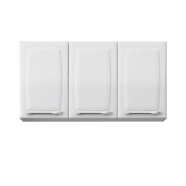 Imagem de Armário Aério 3 Portas Luce - Itatiaia - Móveis Itatiaia, Branco
