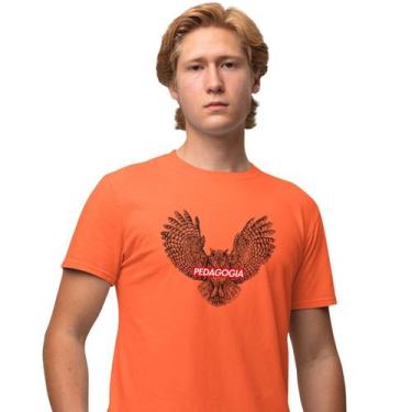 Imagem de Camisa Camiseta Masculina Estampada Supreme Pedagogia 100% Algodão Fio