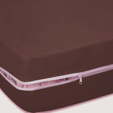 Imagem de Capa de Colchão Protetor Queen Size Malha Gel Helanca com Zíper Cama B