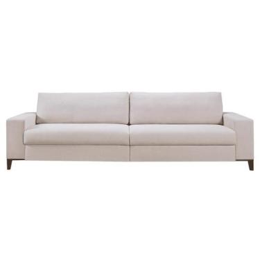 Imagem de Sof Living çquila 2 Lugares 1,80cm Linho off - Bella Decorao