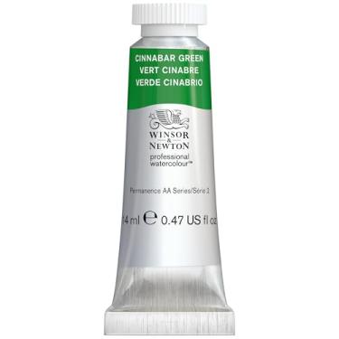 Imagem de Winsor and Newton Aquarela Profissional, Coleção Revival, Tubo de 14 ml (13,3 g) Verde Cinábrio