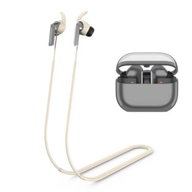Imagem de WADVCU Pulseira de silicone macio para Galaxy Buds 3 Pro, design especial antiderrapante, esportivo, antiperda, acessórios de cordão, compatível apenas com Samsung Galaxy Buds 3 Pro, cabo de pescoço
