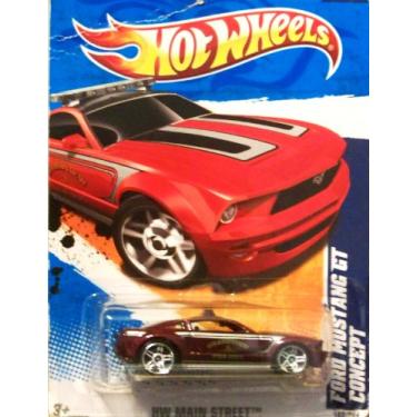 Imagem de 2011 Hot Wheels Ford Mustang GT Concept HW Main Street 2 of 10, #162 Dark red Maroon Grandview fire dept