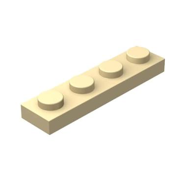 Imagem de Classic Bulk Plates, 100 Piece Flat Building Plates, Compatible with Lego Parts: Beige