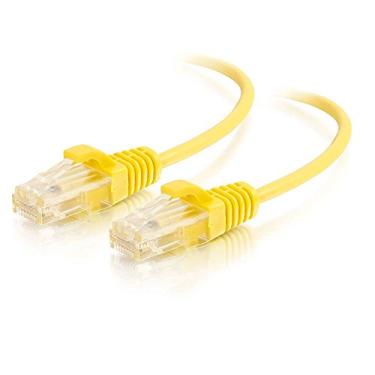 Imagem de C2G Cabo de rede Ethernet Snagless Unshielded Slim Cat6 - Amarelo - 7ft