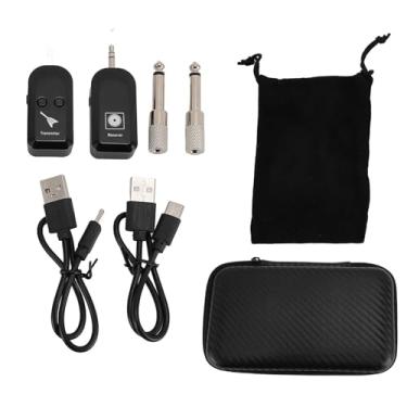 Imagem de de Guitarra Sem Fio, Captador Sem Fio de Guitarra Instrumento Baixo de Piano Receptor Transmissor Sem Fio Receptor Transmissor de Guitarra Sem Fio de para Baixo de Guitarra