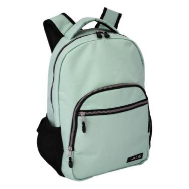 Imagem de Mochila Escolar Ls Bolsas 6 Divisões Verde Agua - L S BOLSAS E MOCHILA