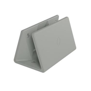 Imagem de Suporte De Mesa para Notebooks Fechado Trapézio - Criptonita, Cinza, 1