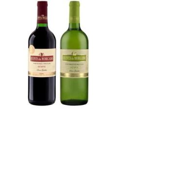 Imagem de Kit Vinho Quinta Do Morgado Tinto Suave + Branco Suave 750ml