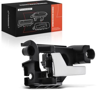 Imagem de A-Premium Maçaneta interna do lado do motorista dianteiro esquerdo compatível com Ford Taurus X 2008-2009, alavanca cromada, substituição # 8F9Z7422601A