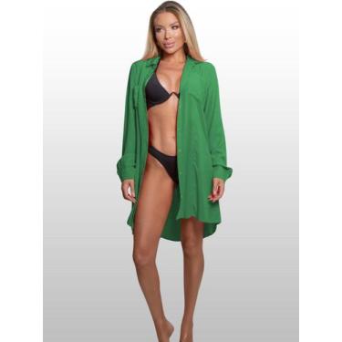 Imagem de Saída de Praia Chamise Vestido Curto Preta Para o Verão  - Gisele Frei