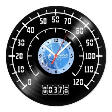 Imagem de Relógio De Parede Disco Vinil Carros - Velocímetro - VCA-051 - Moderna