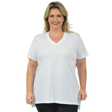 Imagem de Blusa Plus Size Mullet DX Nova - Fenomenal, Branco, 54