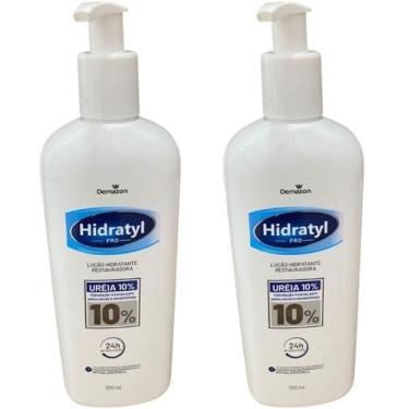 Imagem de LOÇÃO HIDRATANTE RESTAURADORA URÉA 10% HIDRATYL 300ml DEMAZON KIT 2 un