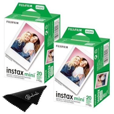 Imagem de Fujifilm Instax Mini Film - Pacotes duplos (40 EXP total), ISO 800, compatível com Instax Mini Evo, modelos 12, 11, 9