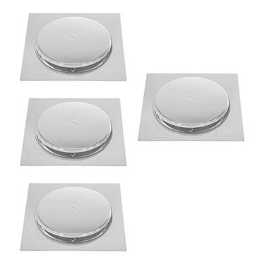Imagem de Ralo Click 15x15 Inteligente Pop Up Banho 3 Un. Aço Inox - Ab.Midia