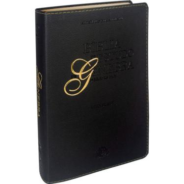 Imagem de Bíblia de Estudo de Genebra - Letra Grande Preta ARA SBB